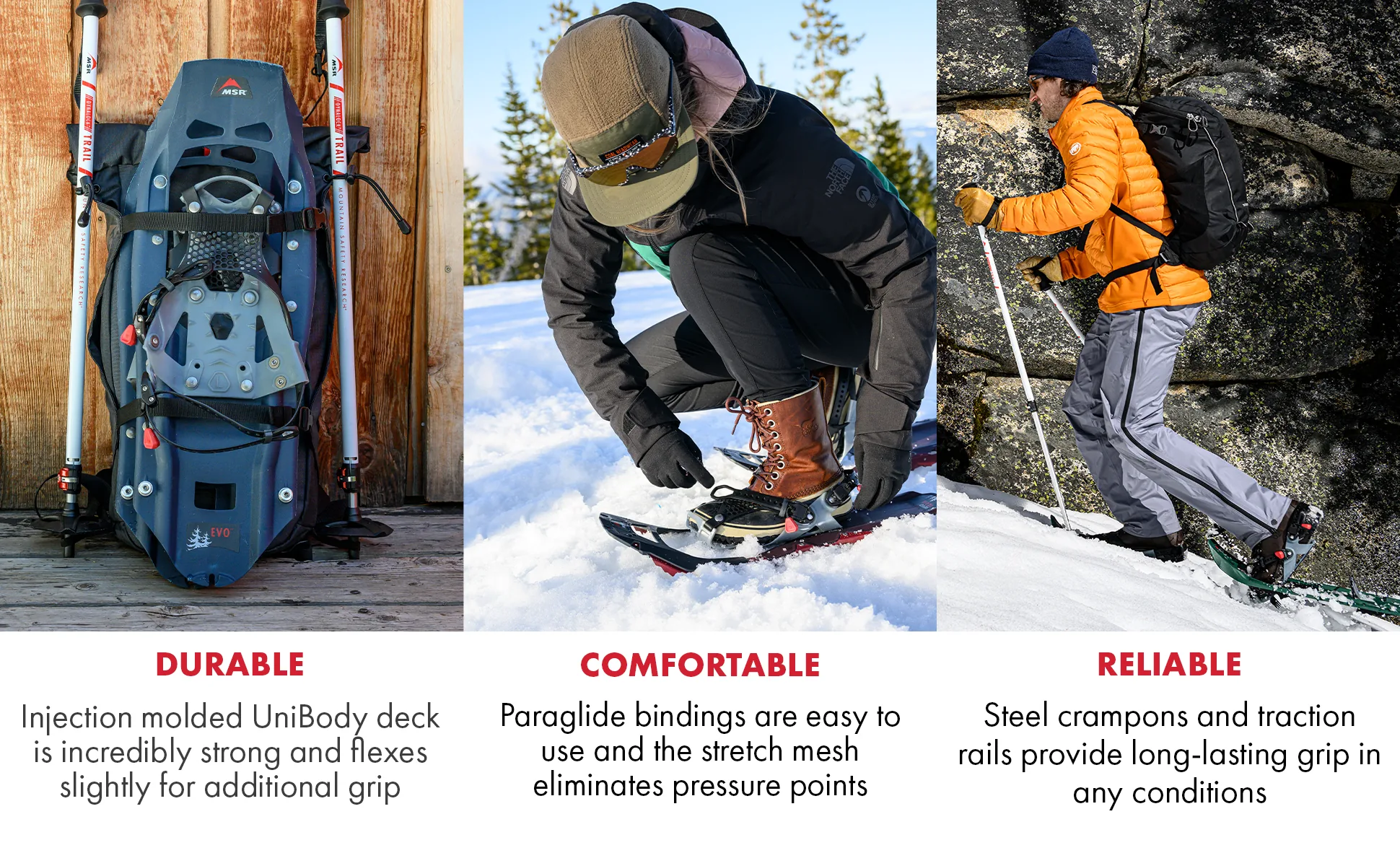 msr evo trail lightning series snowshoes content 1